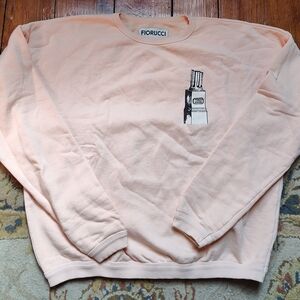 Fiorucci Women's Peach Sweatshirt with Graphic